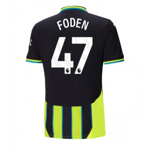 Manchester City Phil Foden #47 Udebanetrøje 2024-25 Kort ærmer